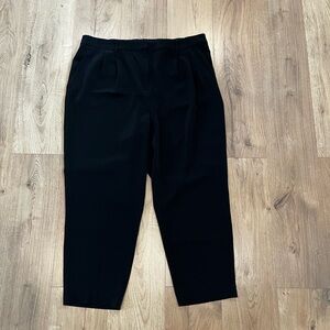 H&M Black Pleated Dress Pants